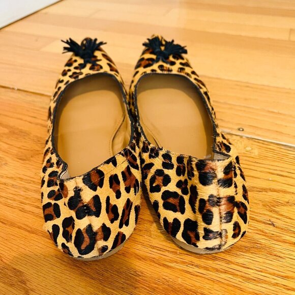 J. Crew Leopard Print Women's Flats Shoes Size 8.5 - Picture 6 of 10